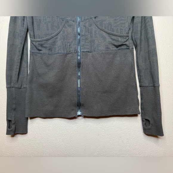 Matilda Jane Sweatshirt Women's Medium Full Zip Athletic Casual Wear Thumb Holes - Picture 6 of 16